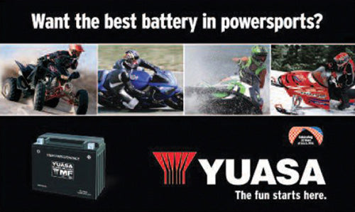 YUASA BATTERY BANNER#mpn_YUA-928